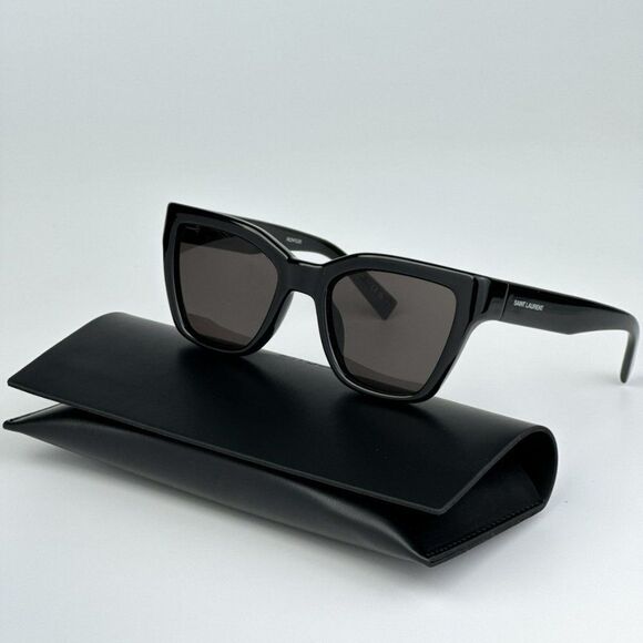 NEW Saint Laurent SL641 001 Black Cat Eye Unisex Sunglasses main image 5